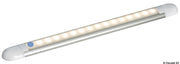 Plafoniera lineare c/interruttore bianca 12v