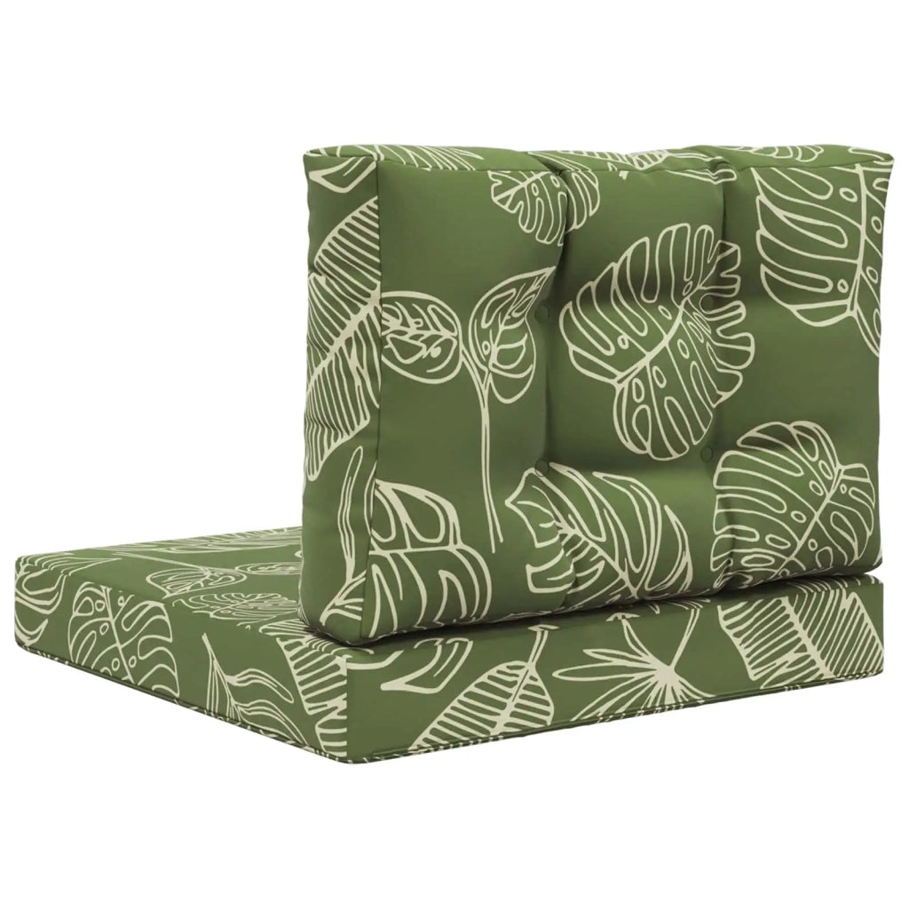 Cuscino per divano da esterno 2 pcs Design a foglia Poliestere 900741