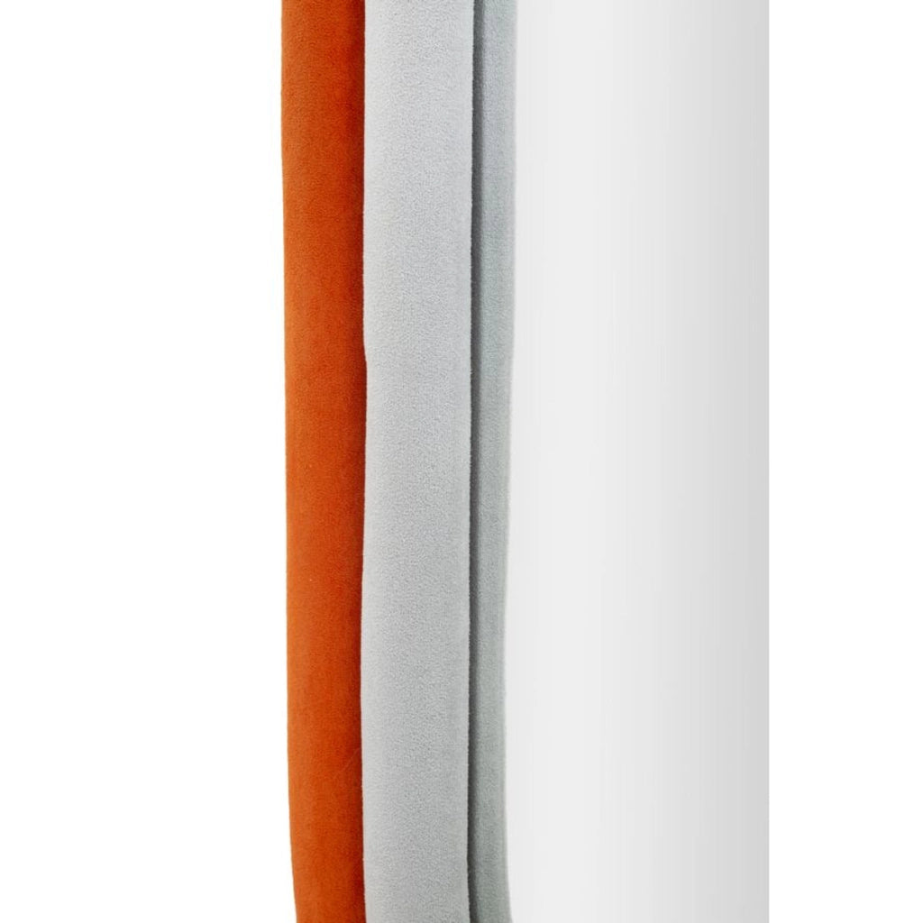 Specchio con Cornice VKH469, Arancione, MDF, 60x4x90 cm