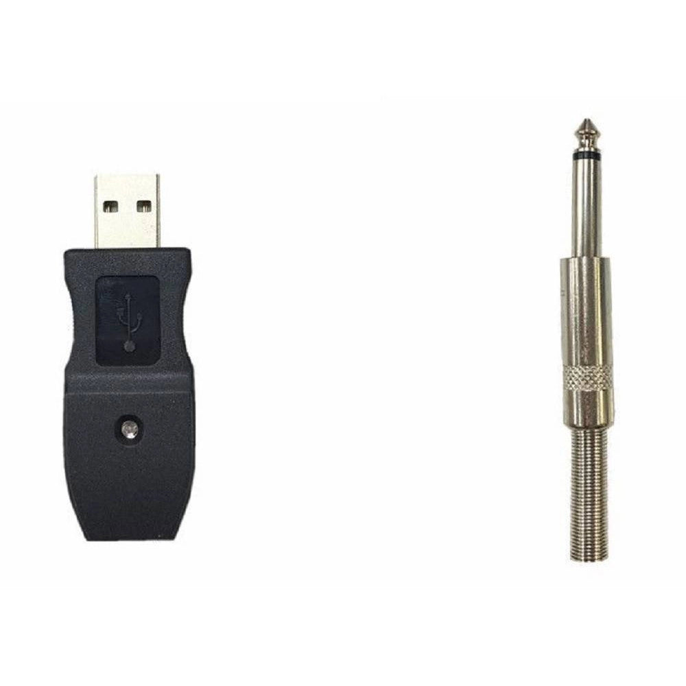 Trade Shop - Cavo Adattatore Per Chitarra Da Jack 6,5mm A Usb Per Pc Lunghezza 3 Metri Kl3623 -