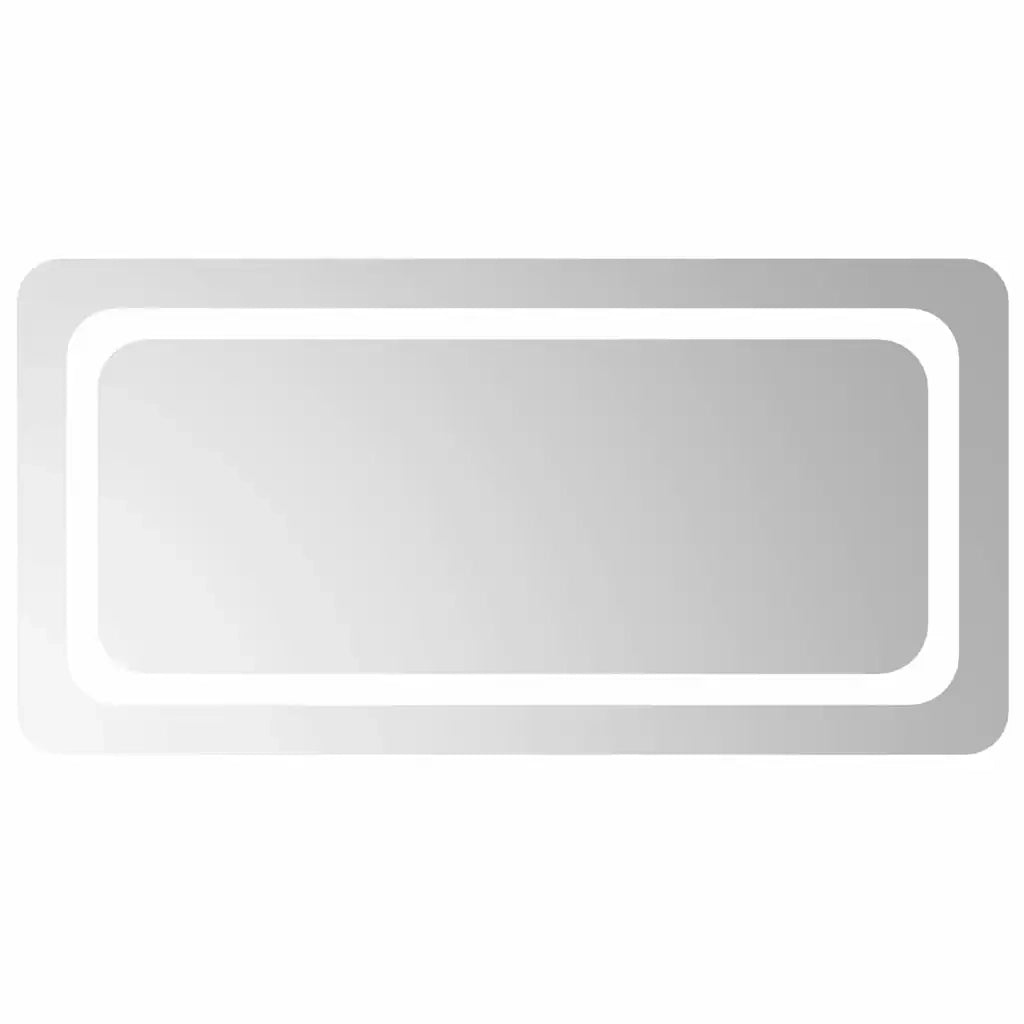 Specchio da Bagno con Luci LED 80x40 cm 151785