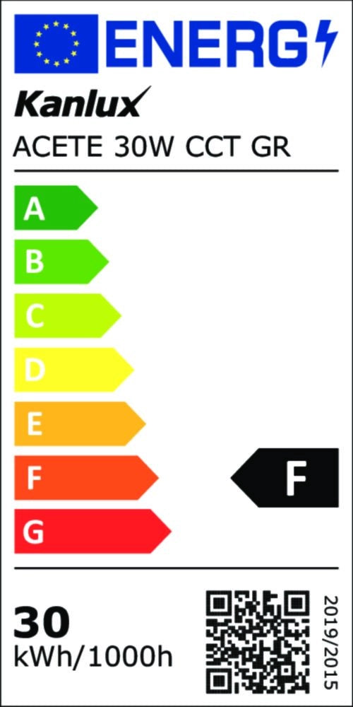 Kanlux ACETE Proiettore esterno LED 30W CCT IP65 grigio