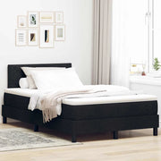 Letto a molle con cuscino Nero 120 x 200 cm Tessuto 3338757