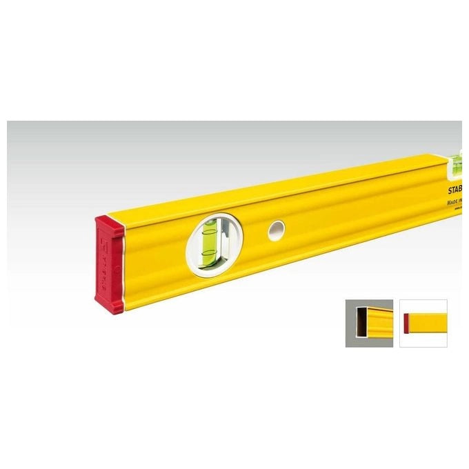 Stabila 19163 80 AS Livella in Alluminio 40 cm 2 Fiale Precisione 0,5 mm-m colore Giallo
