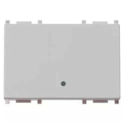 VIMAR PLANA - TASTO 3M ILLUMINABILE SILVER
