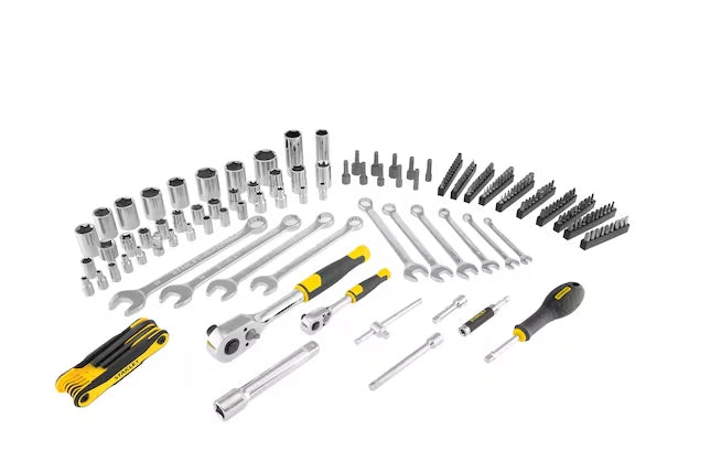 Set Chiavi a Bussola e Inserti Stanley STMT17380-1 175 Pezzi 1/4" e 1/2"