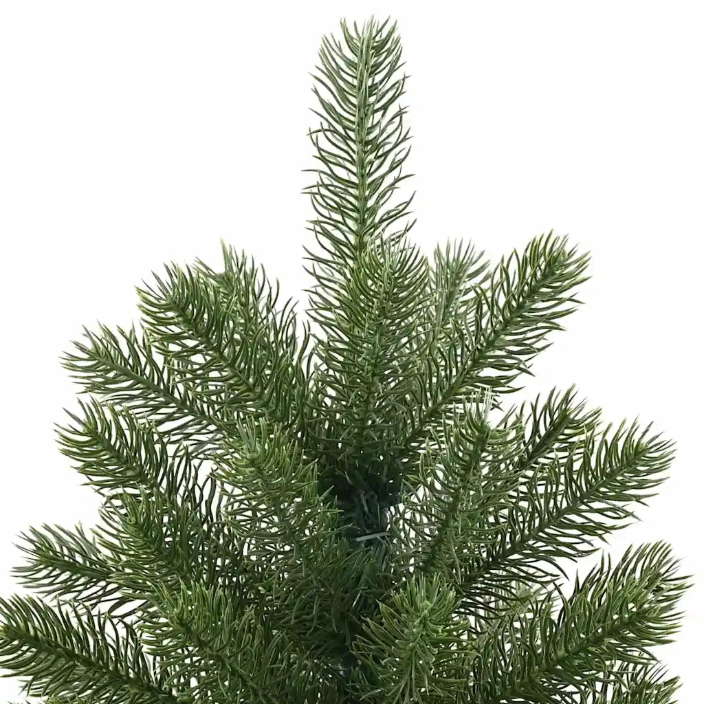 Albero di Natale artificiale con 300 LED Verde 240 cm PE e PVC