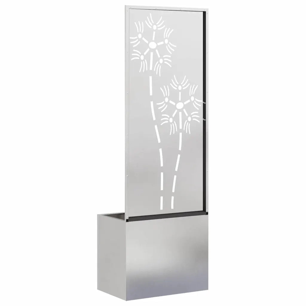 Schermo per privacy in giardino Floreale Argento 50 x 150 cm CFW6408666