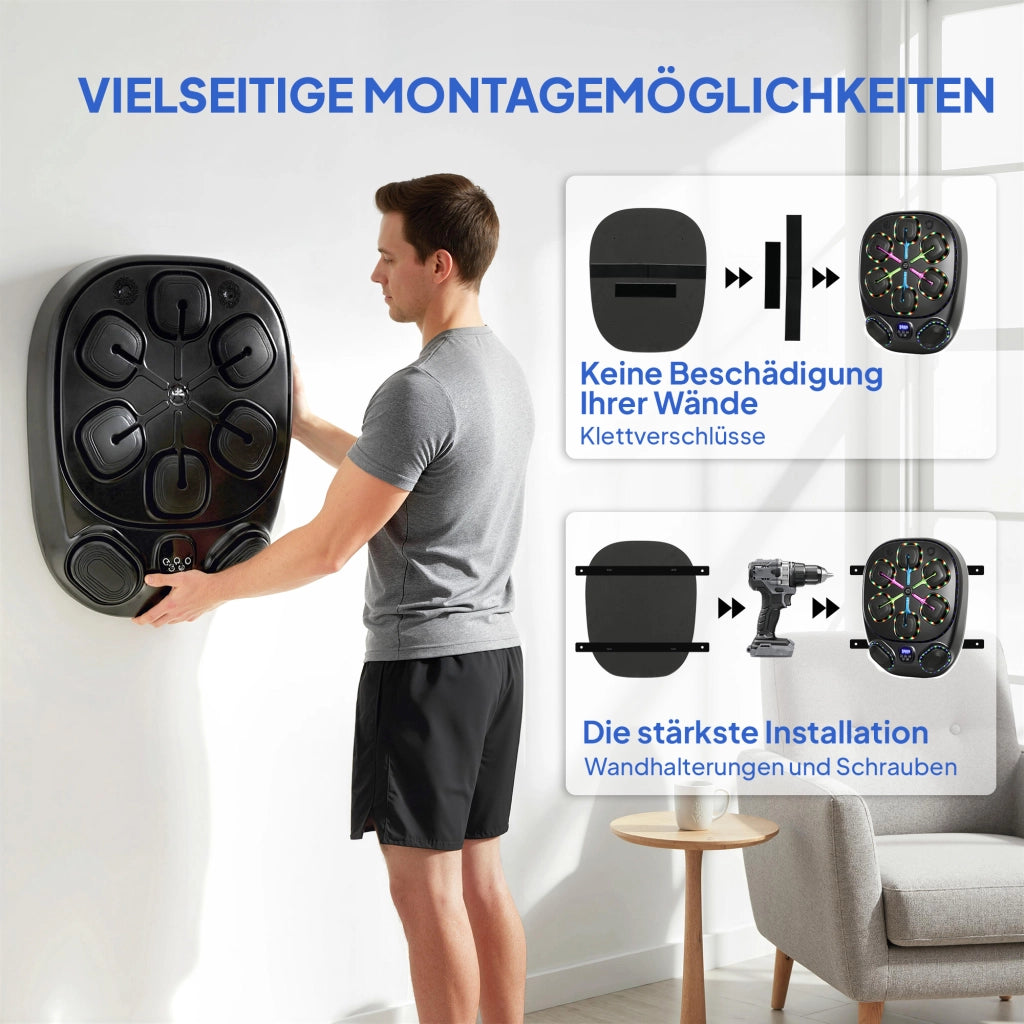Macchina da Boxe Musicale ¨C Xylo ¨C LED Bluetooth 9 Velocit¨¤