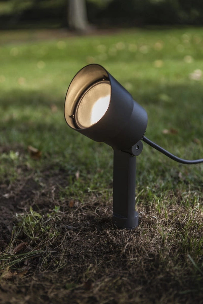 Lampione da giardino Explorer antracite LUTEC LED 5W