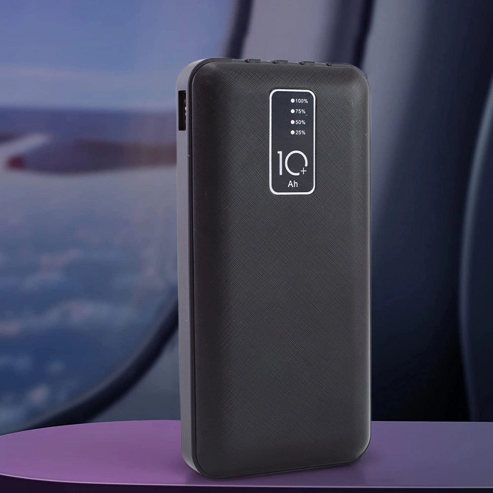 Trade Shop - Power Bank 20000mah Caricabatterie Portatile Veloce Con 4 Cavi Usb Carica Rapida -