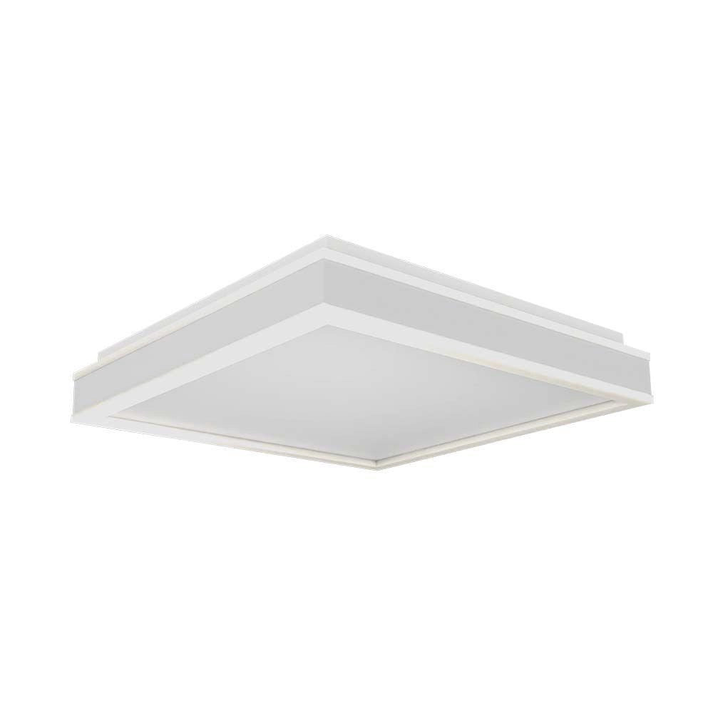 Plafoniera LED V-TAC 38W dimmerabile quadrata bianca 40cm