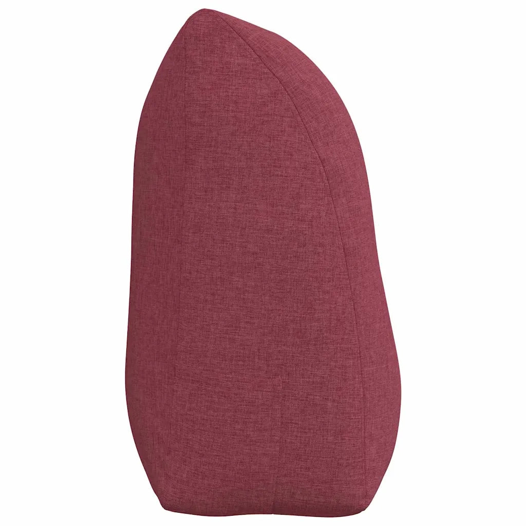 Cuscino per Schiena Rosso Vino 100 x 24 x 50 cm Tessuto 42014444