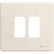 Bticino Magic placca 2 posti per scatola tonda