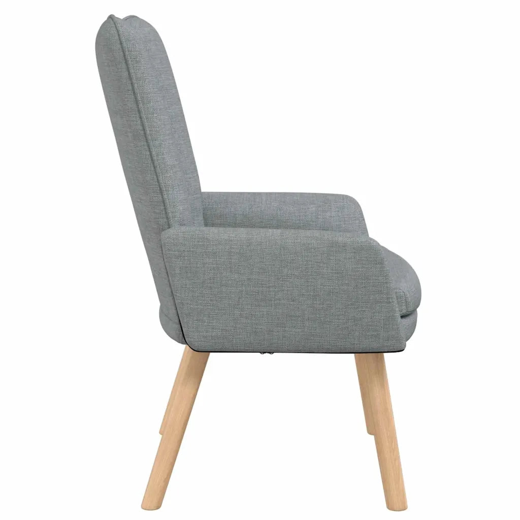 poltrona Grigio chiaro 63 x 67 x 94 cm Tessuto e compensato 42001824