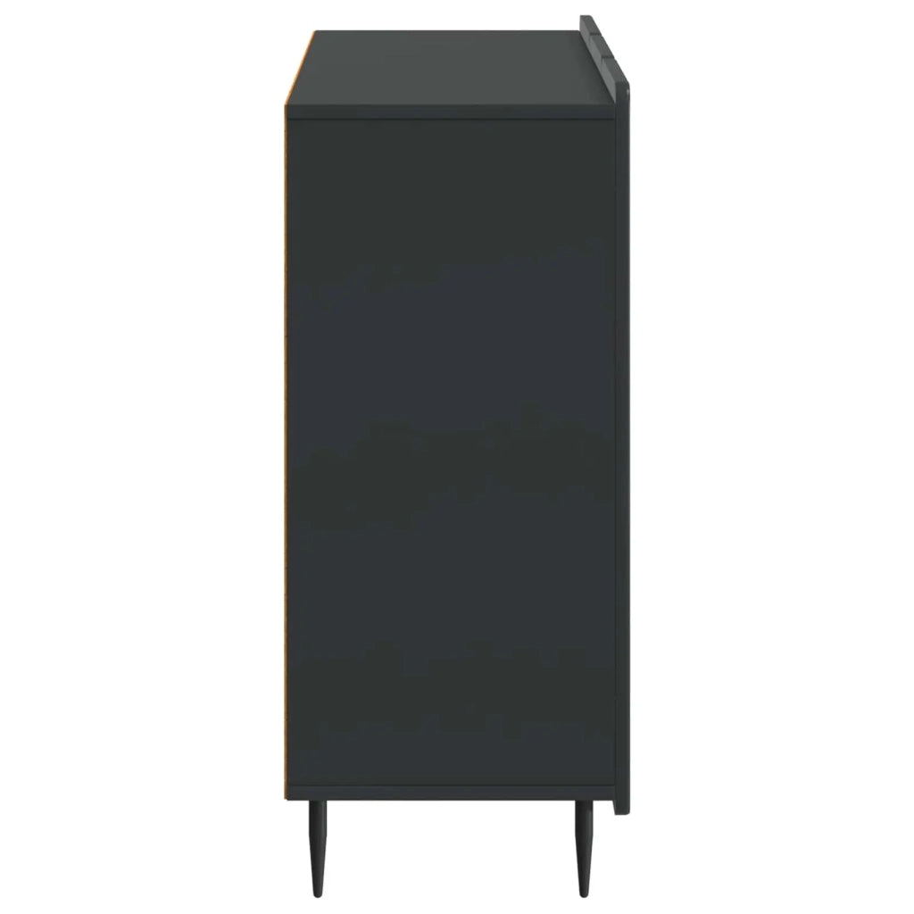 Credenza Nero 89 x 34,5 x 82 cm Legno ingegnerizzato 894416