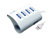 1pz multipresa da tavolo 4 bipasso + 2 schuko + 2 usb cod:ferx.fer307635