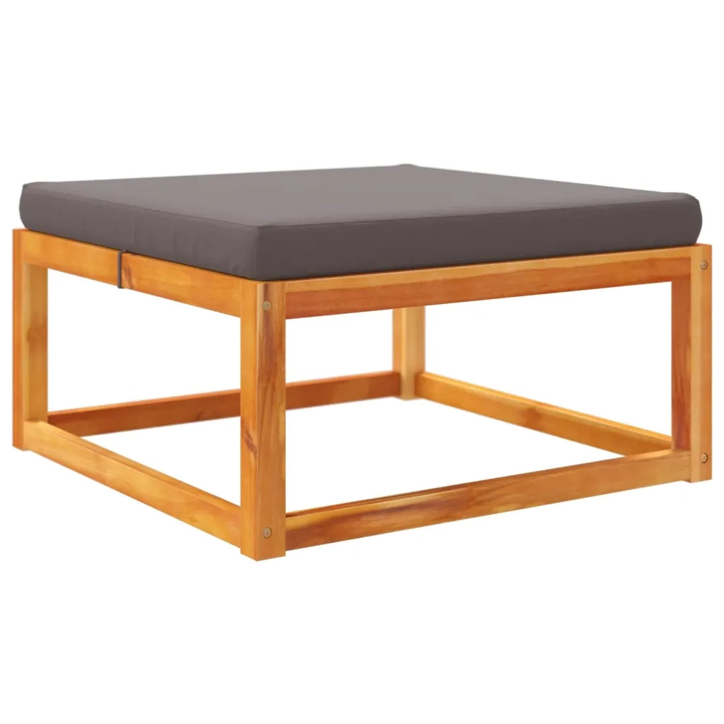 Set di divani da giardino 5 pezzi con cuscini in legno di acacia e corda 3278826