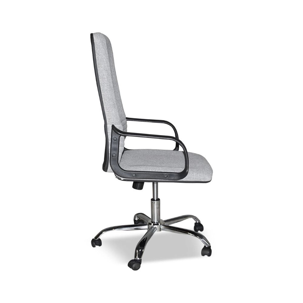 Poltrona da ufficio CR106H tessuto grigio