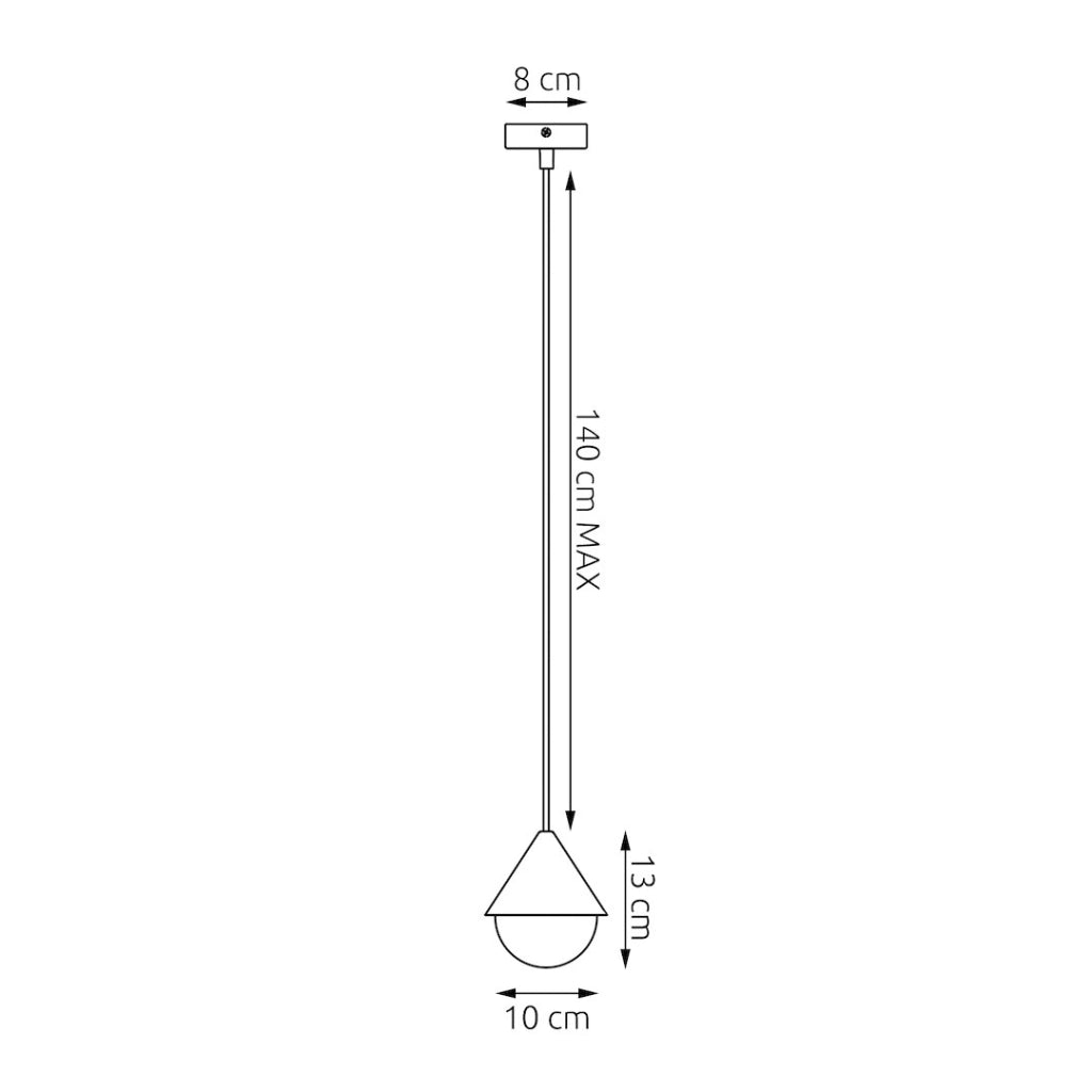 Lampada sospesa GIRO 1xG9 nera beige bianca Emibig