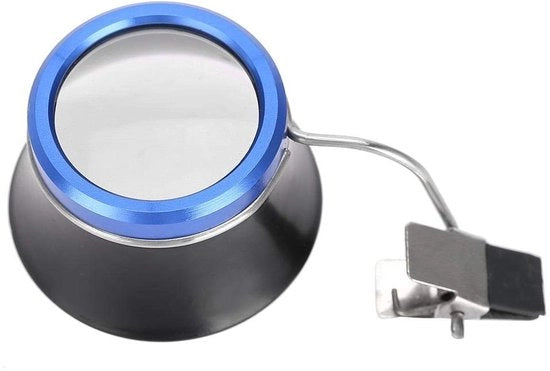 Ottimizzatore di precisione da clip - 10X ingrandimento - multigenerale - per orologiai e gioiellieri - compatta e leggera