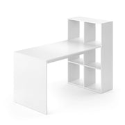 Vicco Scrivania con ripiani Bianco 72 x 143.8 cm