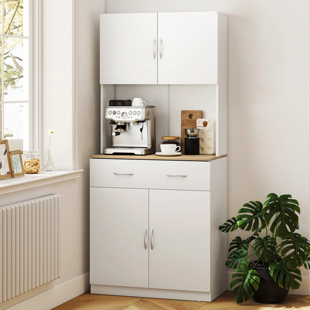 Credenza ¨C Minimal ¨C Legno Bianco 80x40x180