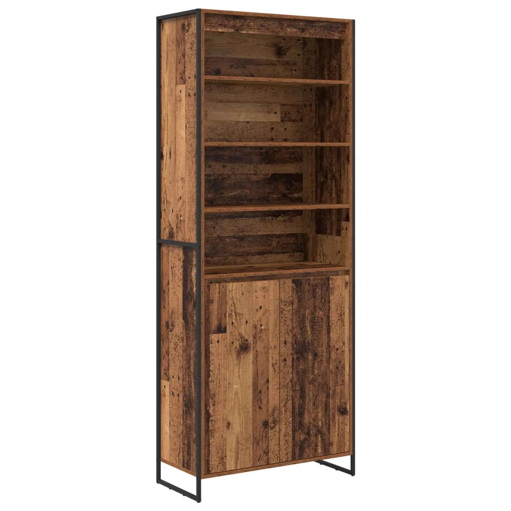 Armadi alti 2 pcs Legno vecchio 79 x 36 x 200 cm