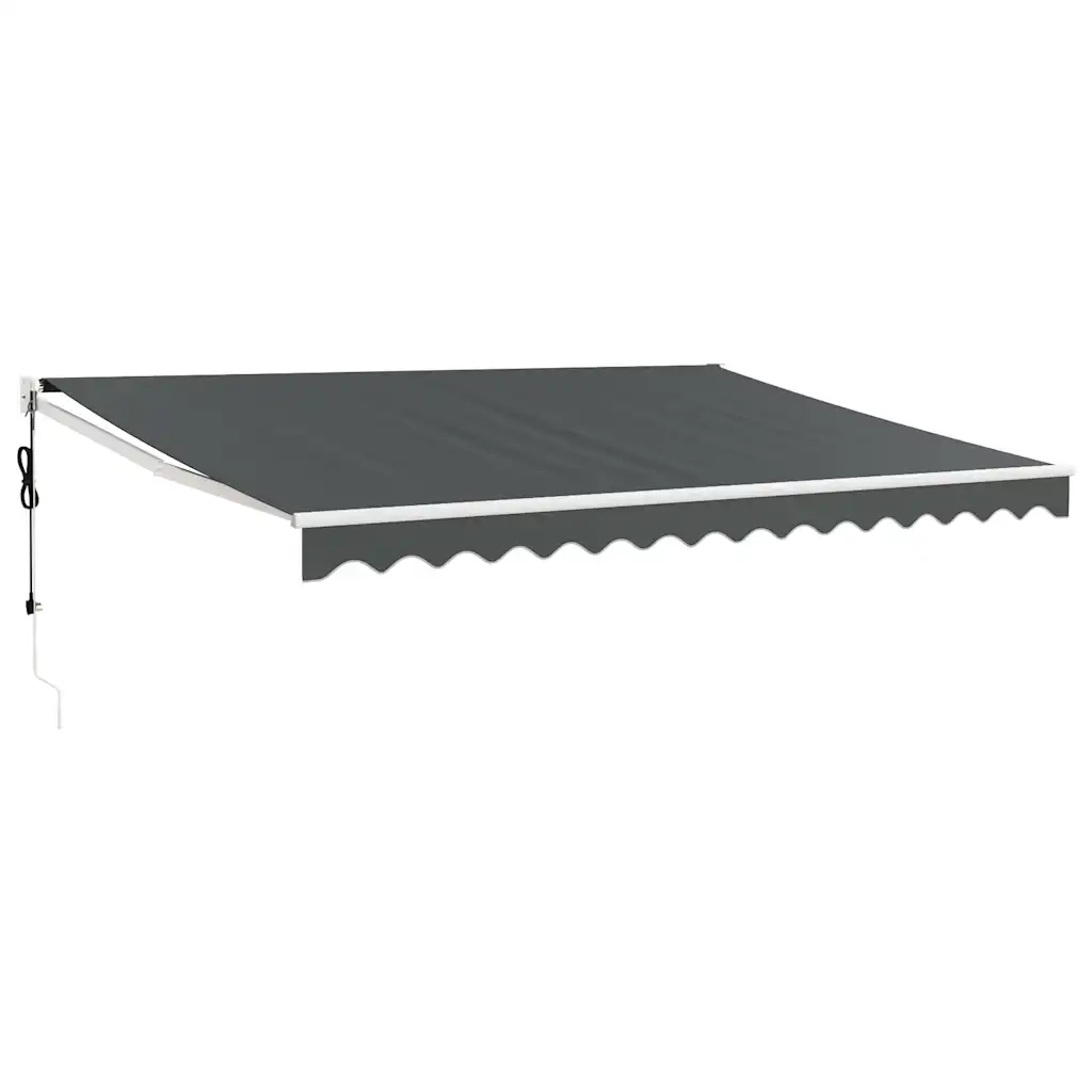 Tenda Sole Automatica Retrattile Antracite 4x3 m 3154488