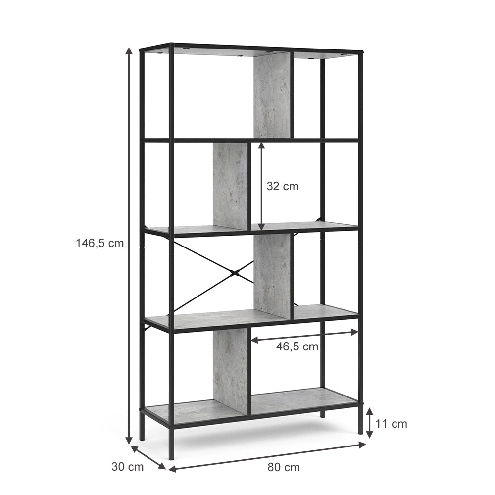 Divisorio Vicco Calcestruzzo 80 x 146 cm