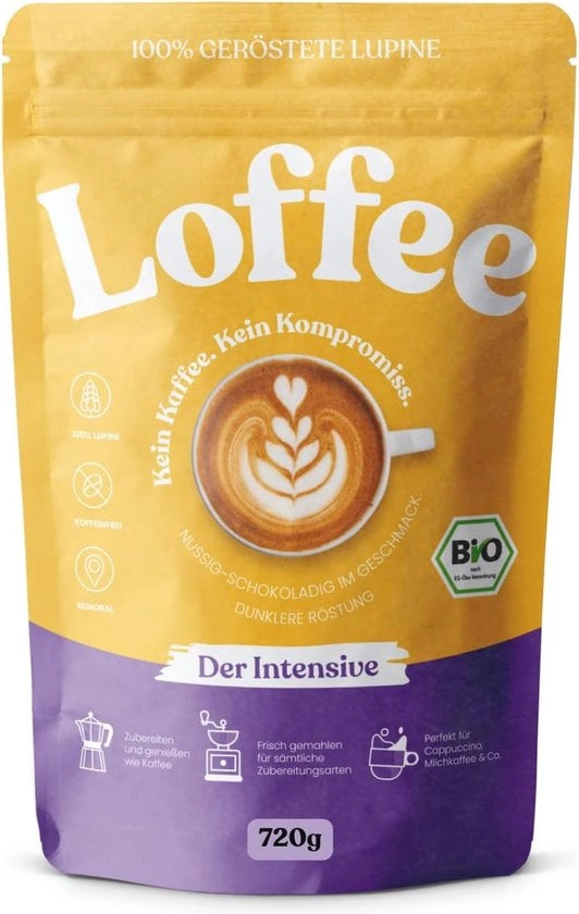 Caffè a base di lupino - Alternativa al caffè senza caffeina 720g