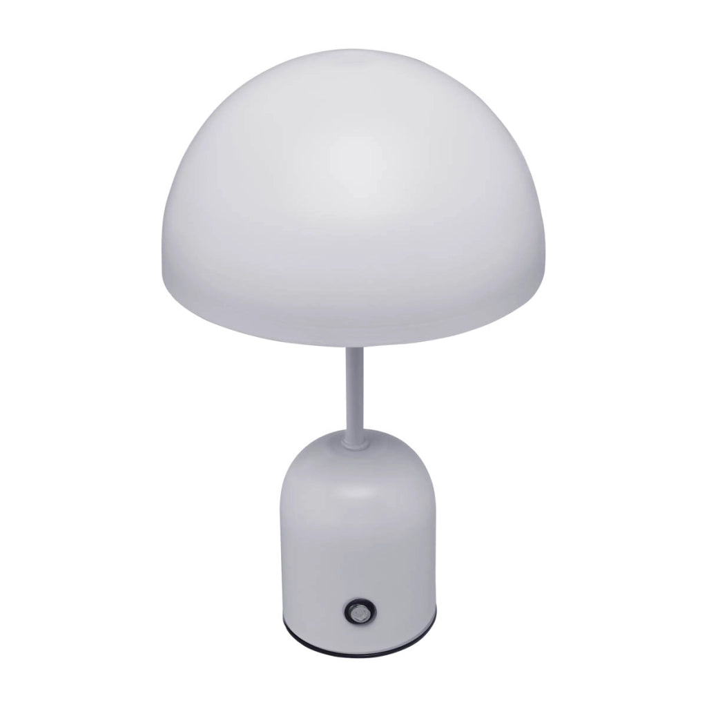 Lampada da tavolo fungo moderna grigia LED 2W CCT dimmer