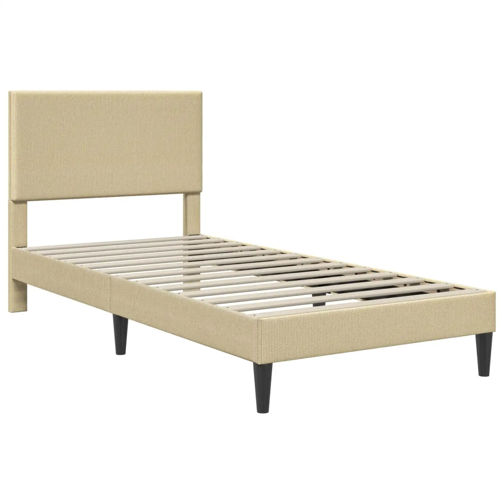 Struttura del letto-Giroletto Grigio Verde Chiaro 90 x 190 cm