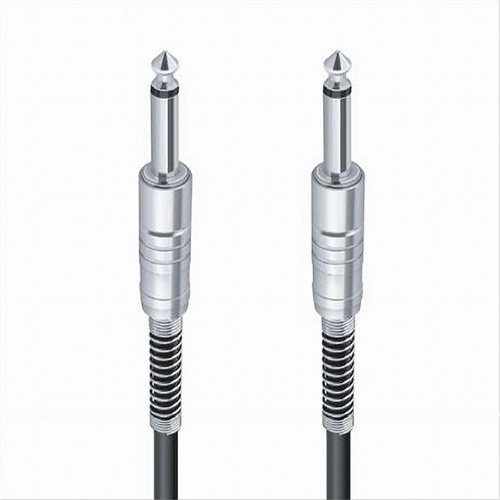 Trade Shop - Cavo Collegamento 2 Jack Da 6.5 Mm Mono 3mt Cavo Microfono Audio Stereo Jjack-02 -