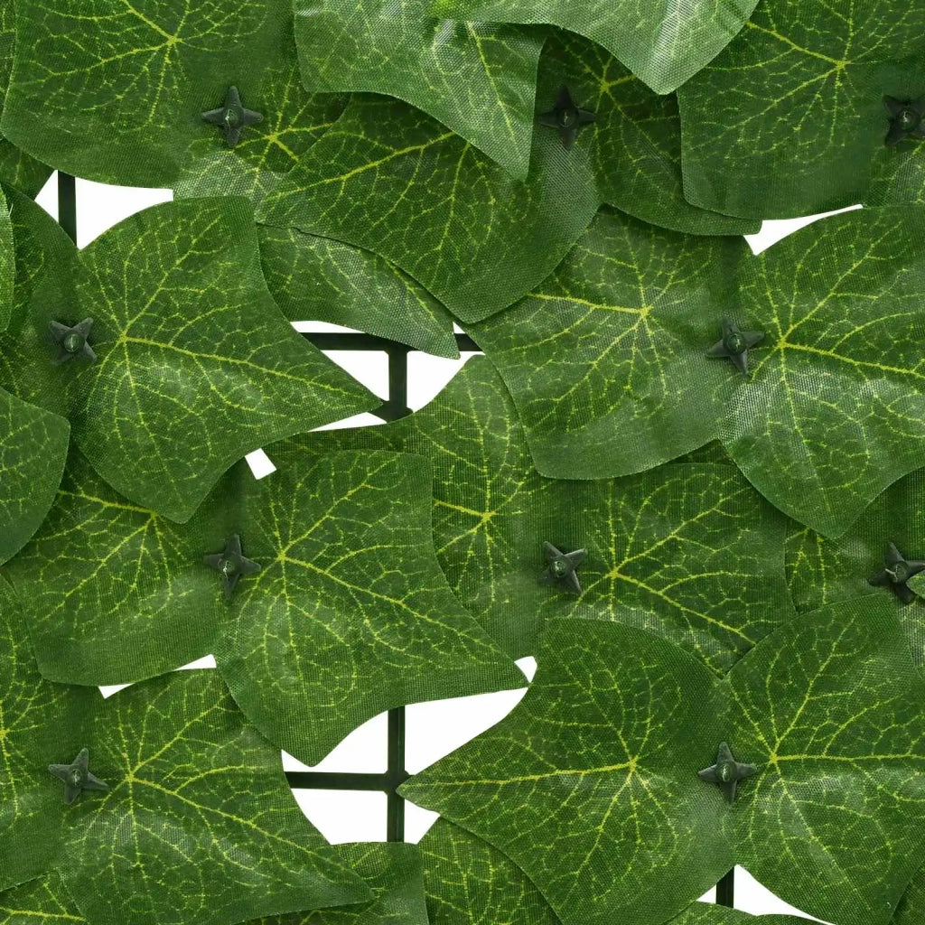 Paravento da Balcone | Schermo per balcone con foglie Verde 400 x 150 cm