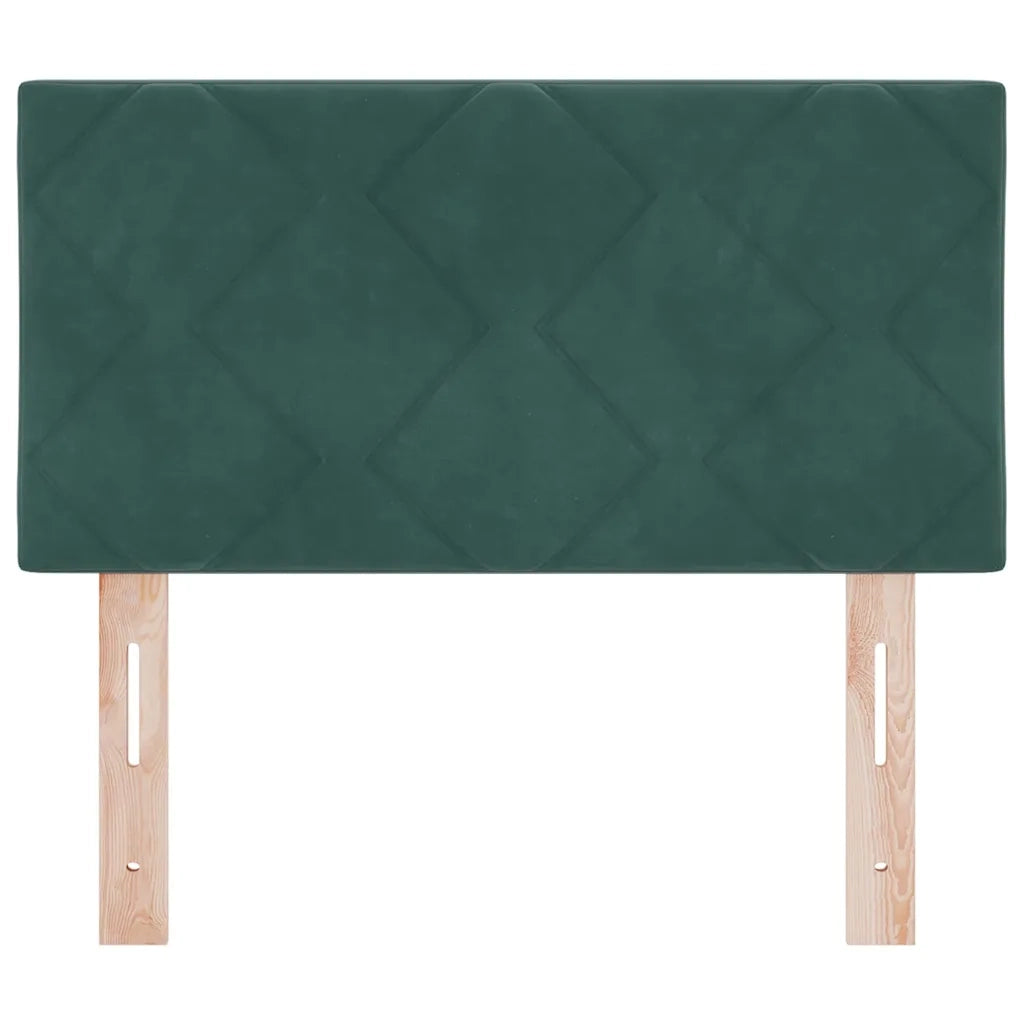 Testiera LED Verde Scuro 80 cm Velluto 3338184
