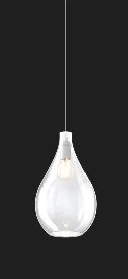 SOSP. OTTONE SAT. 3 LUCI TONDA VETRI PICCOLI TRASPARENTE 1193OS-S3 TP-TR