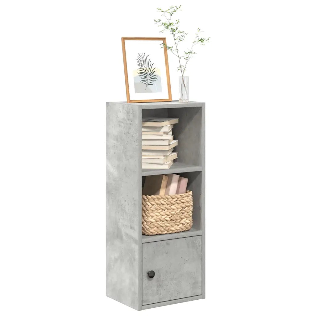 Libreria Grigio Cemento 31x24x77 cm in Legno Multistrato 860331