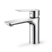 Rubinetto lavabo basso bagno miscelatore monocomando cromato AXON
