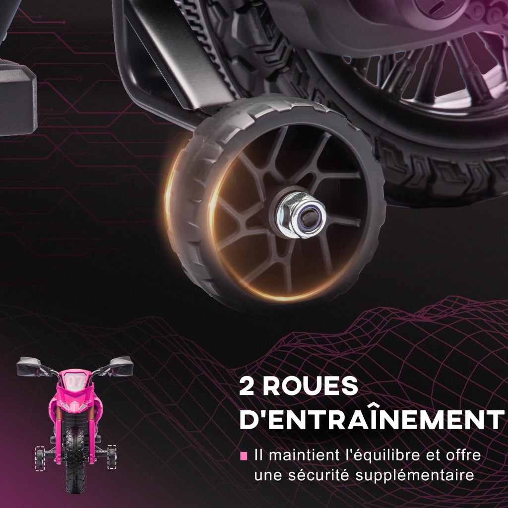 Moto per Bambini Elettrica ¨C Minimal ¨C Rosa