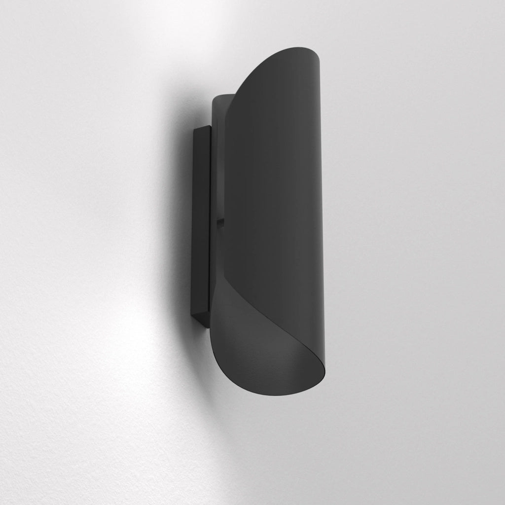 Applique nera Barbos 2xG9 metallo IP20 Luminex