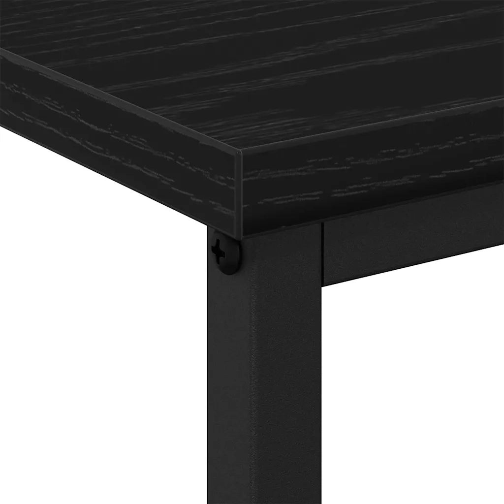 Armadio da Notte 2 pcs Rovere Nero 41 x 31 x 80 cm 862918