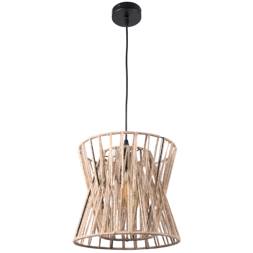 Lampada a sospensione boho VARBERG Polux E27 120cm