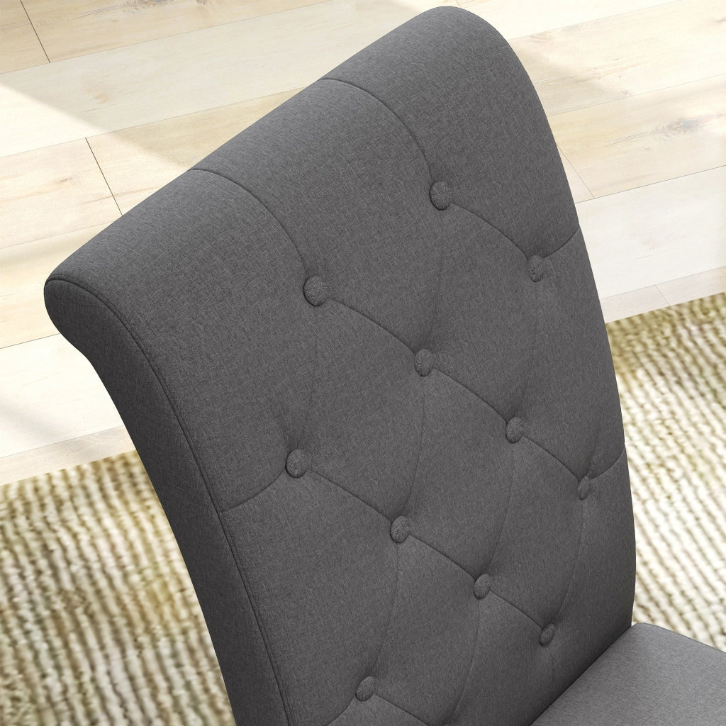 Sedia da pranzo ¨C Minimal ¨C grigio scuro legno 47x61x101 cm
