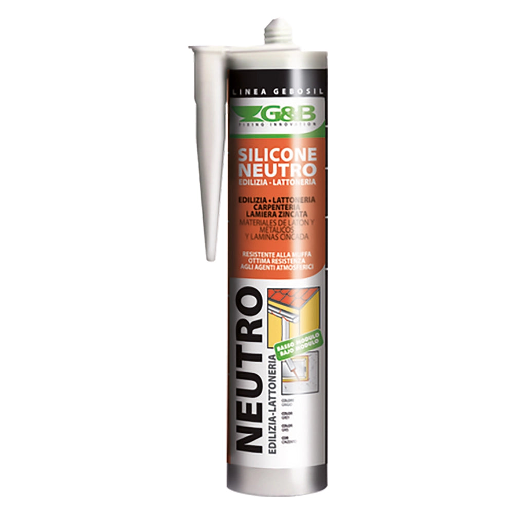SILICONE NEUTRO PER LATTONERIA 'GEBOSIL' rame ml 310  - G&B