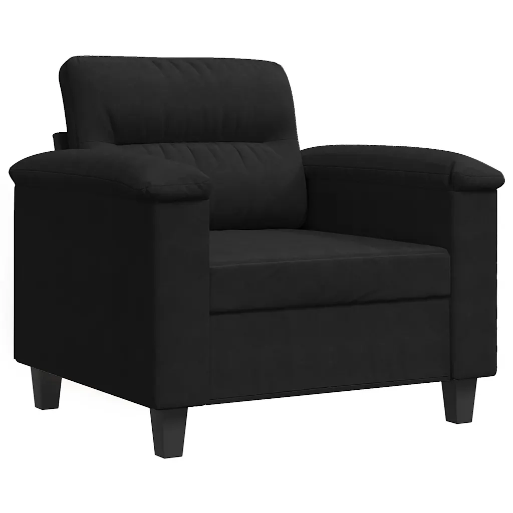 Poltrona Nera 60 cm in Microfibra 359552