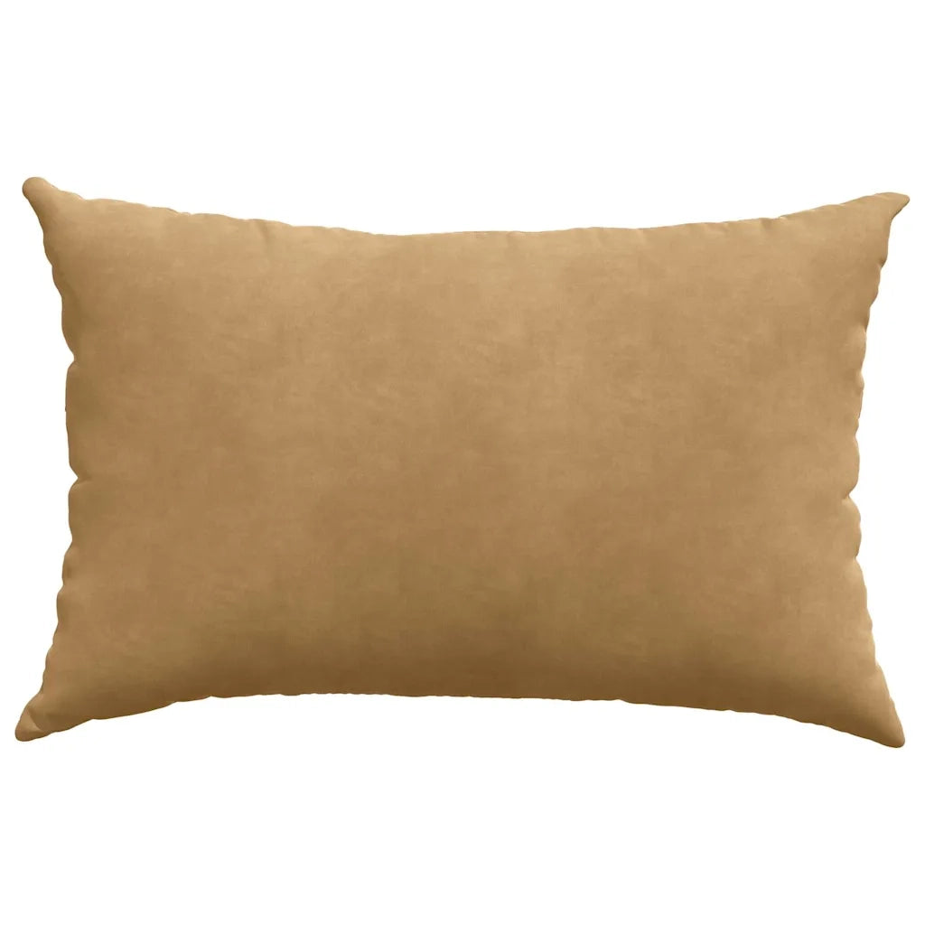 Cuscini da Divano 2 pz-Set di 2 Cuscini per Sofa Marrone 60 x 40 cm Tessuto in Cords
