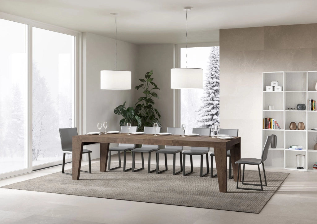 Tavolo Allungabile 200/460x90x77 cm Naxy Premium Noce