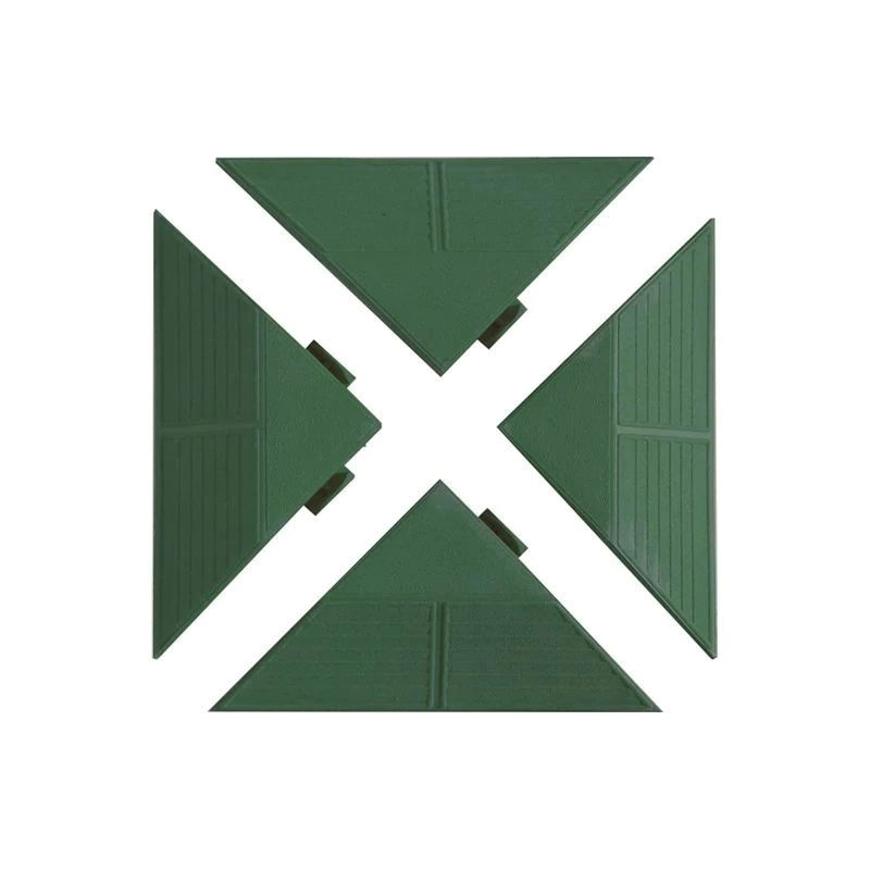 KIT 4 ANGOLARI VERDI - DIM.1 TRIANGOLO: 200X200X27