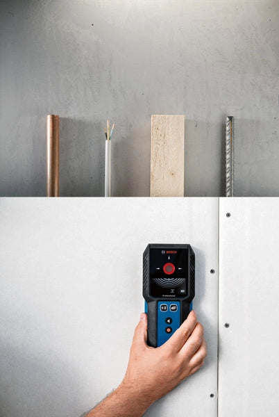 Rilevatore per cavi, metalli e travi in legno sotto parete 120mm Bosch GMS 120-27